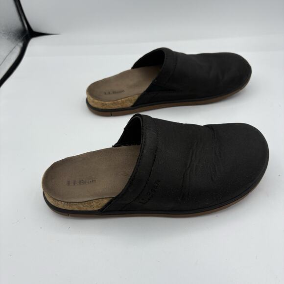 L.L. Bean Clogs Womens Size 6 Black Mule Slip On D - Picture 8 of 10